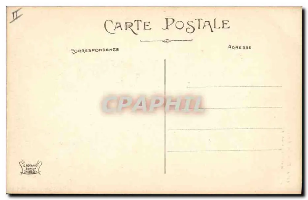 Aufstieg zu einem Gipfel — In den Alpen — E. Reynaud, Chambéry, Nr. 3269 - Rückseite