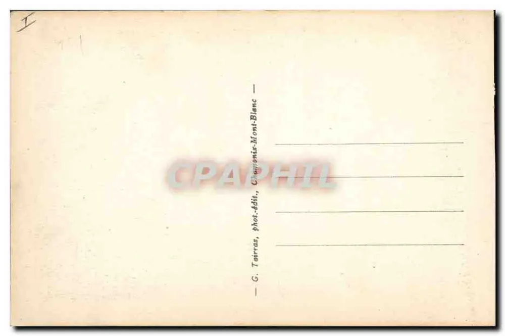 Pyramiden und Risse - Mont-Blanc — Chamonix-Mont-Blanc — G. Tattras, phot.édit. - Rückseite