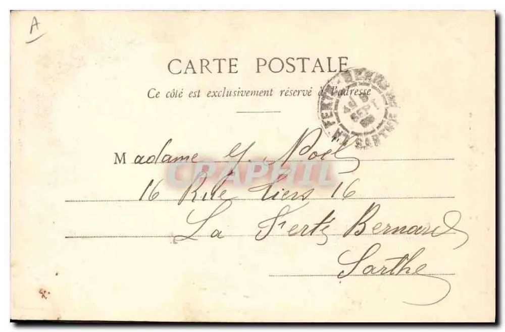 Tulpe — Erklärung, Keuschheit — Phototype A. Besnard & Cie, Nancy - Rückseite