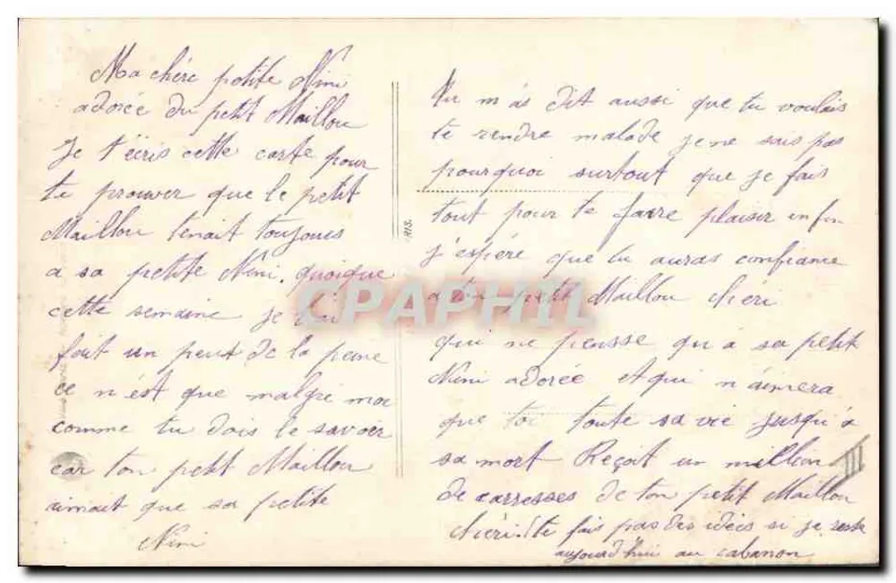 Sprache der Margerite — Mésonge 817 - Rückseite