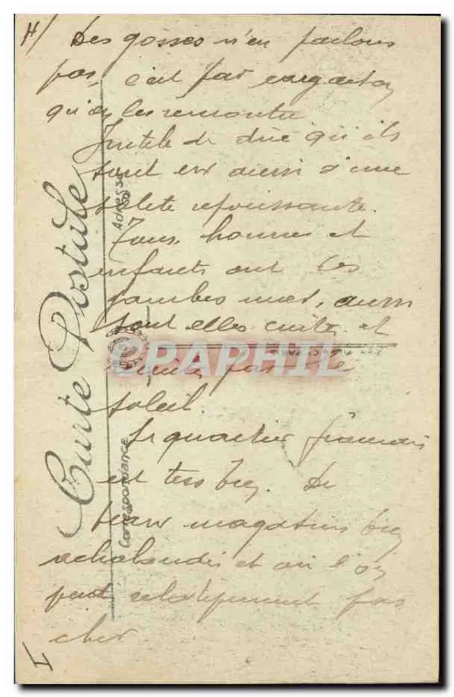 Südländisches Landschaftsbild — Dattelpalmen — LL. — SCÈNES ET TYPES — n°6537 - Rückseite
