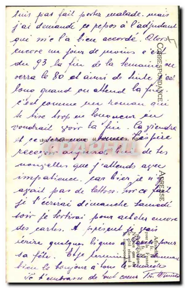 Am Rand eines Wadis: Dattelpalmen — SCENES ET TYPES — LL — Nr. 6052 - Rückseite
