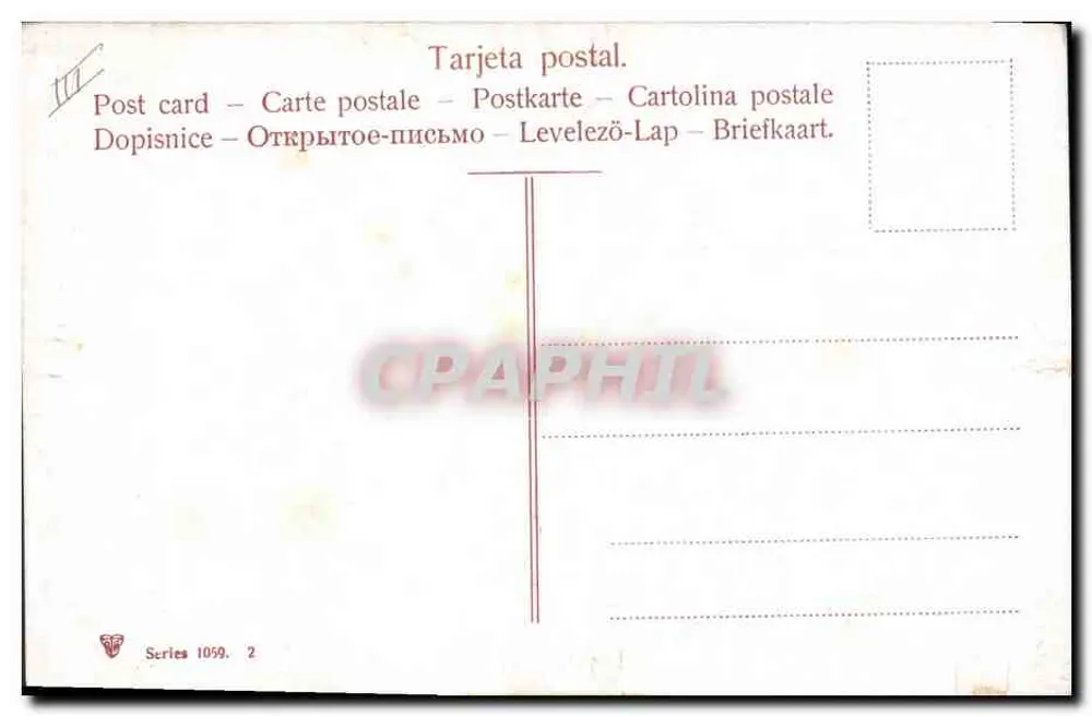 Austritt des Stiers — Stierkampf-Szene — Serie 1059, n°2 - Rückseite