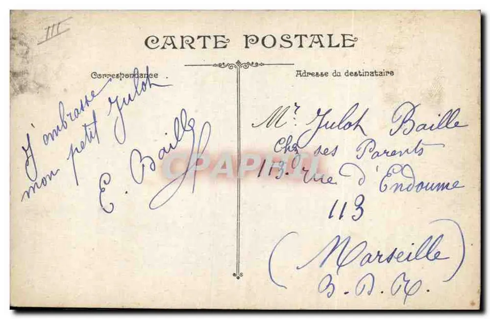 Soldados franceses com metralhadora — L.V.C. — República Francesa - Verso