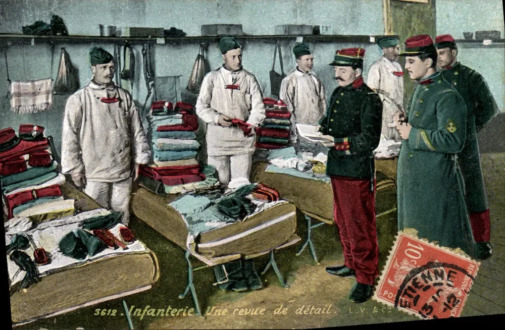 Infanterie — Eine Detail-Übung — L.V. & Cie, n° 3612 - Vorderseite