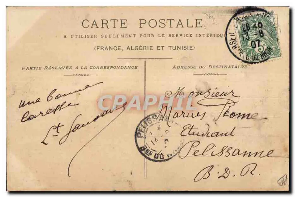 Bambino in abito da marinaio — che gioca con una forchetta — editore non visibile - Verso