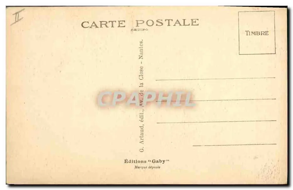 Junge Frauen aus Quimperlé und Pont-Aven — Bretagne — Gaby, n°15 - Rückseite
