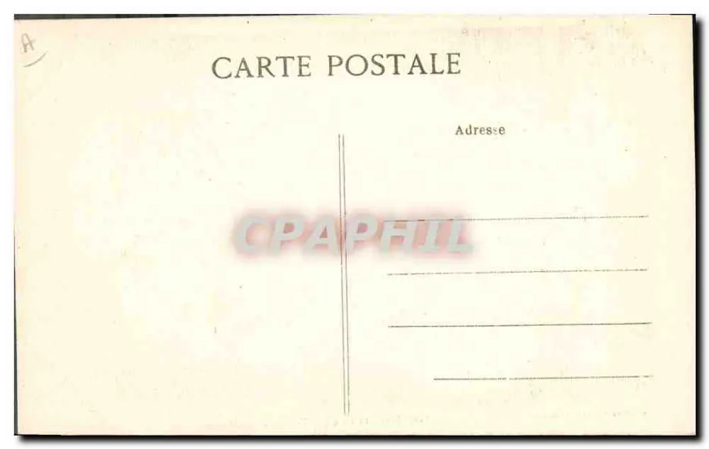 Douarnenez — Toalete de uma Noiva — Coleção VILLARD, Quimper, n° 1149 - Verso