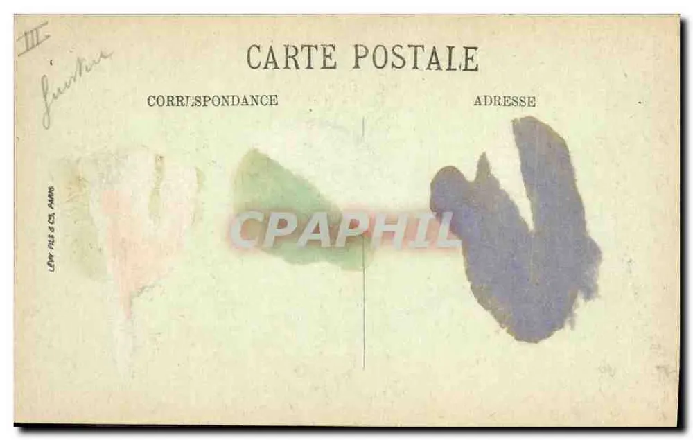 Junge Frau aus Douarnenez im Festkleid — Mœurs et Types Bretons — LL - Rückseite
