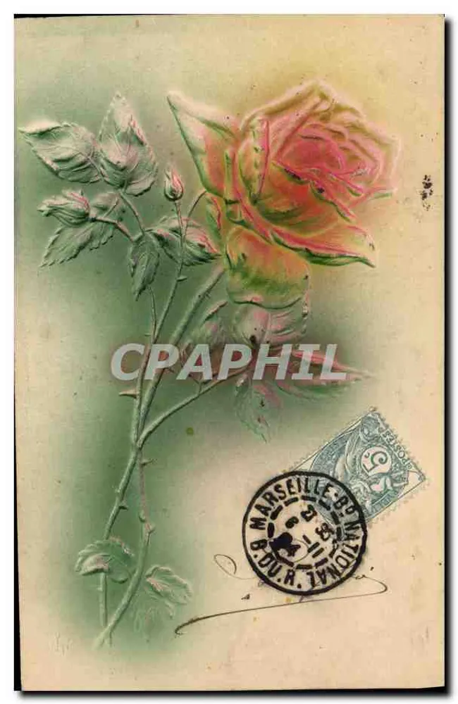Rosas — ilustração — editor desconhecido - Frente