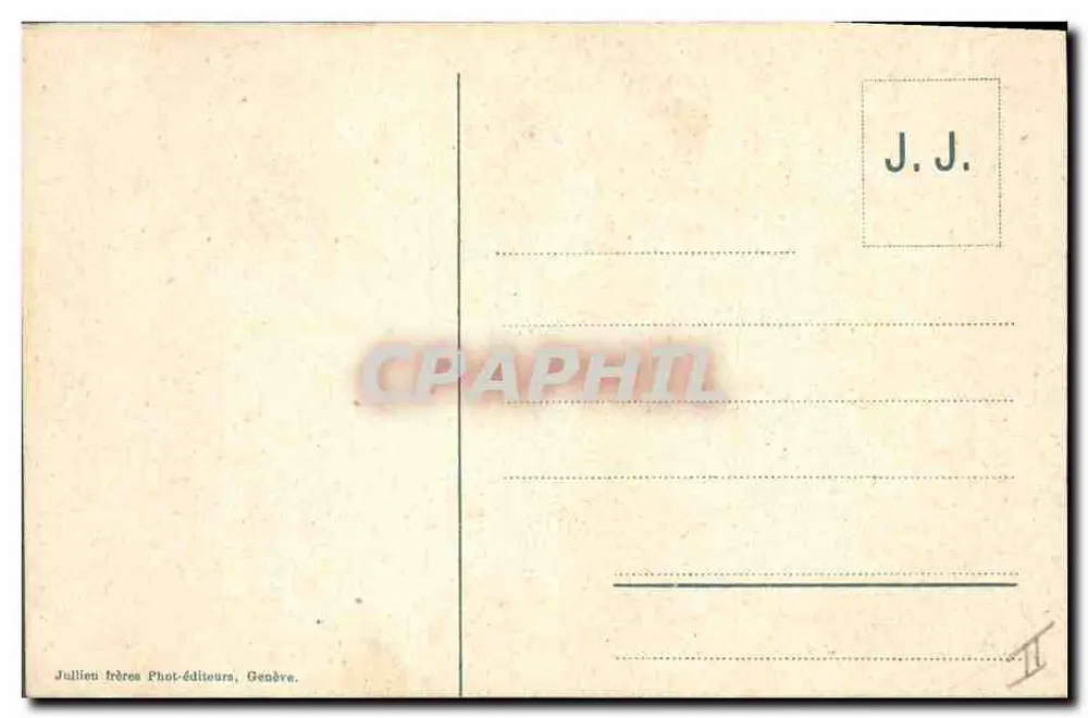 Überquerung des Gletschers des Bossons — Chamonix — J.J. 7780 - Rückseite