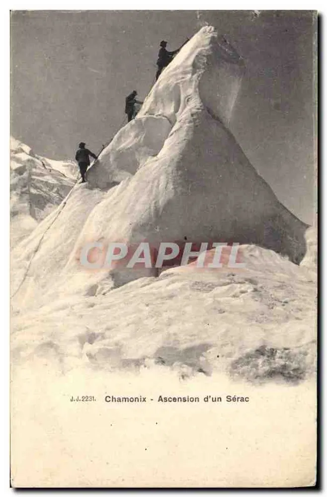 Chamonix - Ascensão de um Sérac — J.J.2231 — Julien Frères, Genève - Frente