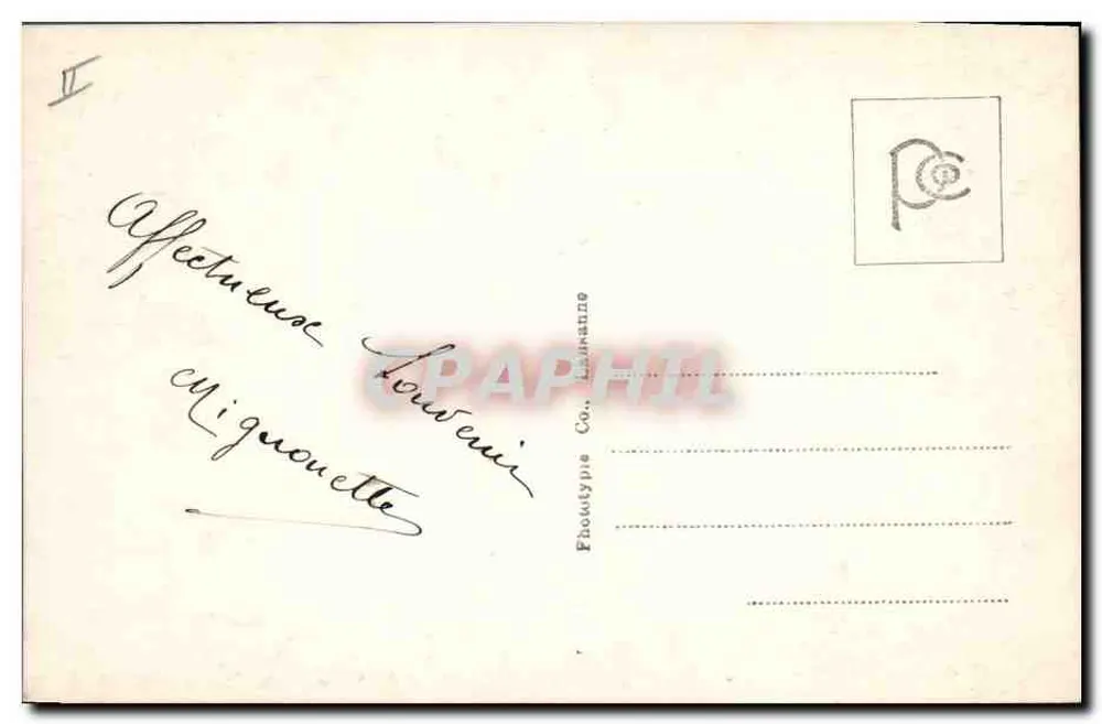 WinterSport in den Bergen — 10551 — Fbouitype Co. Béarnande - Rückseite