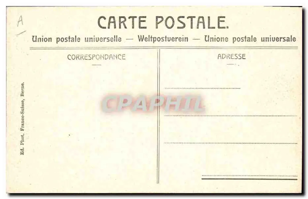 Aufstieg zum Mont-Blanc — Teil in der Jonction — B. & F. 1832 - Rückseite