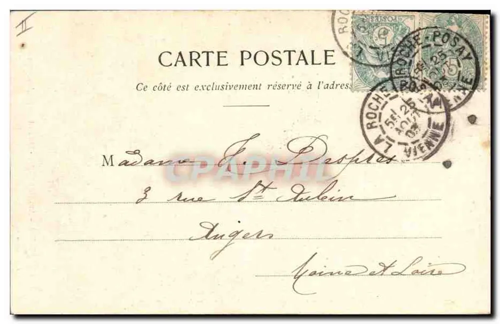 Sprache der Blumen — GÉRANIMUM — Phototype A. Bergeret et Cie, Nanci — n° 0 - Rückseite