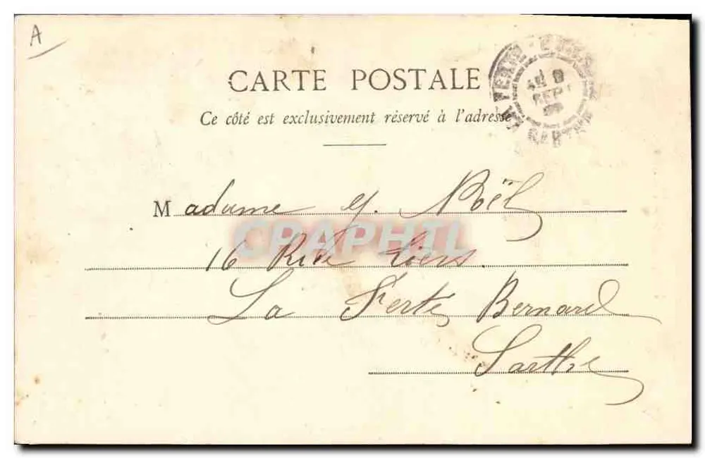 Sprache der Blumen — Die Lilie — Majestät, Unschuld — Phototype A. Berneret & Cie, Nancy - Rückseite