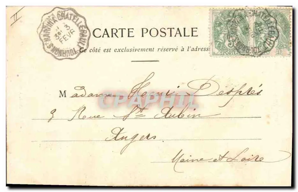 Frau umgeben von Blumen — Sprache der Blumen — Phototypie A. Vergeront et C° — Nancy - Rückseite
