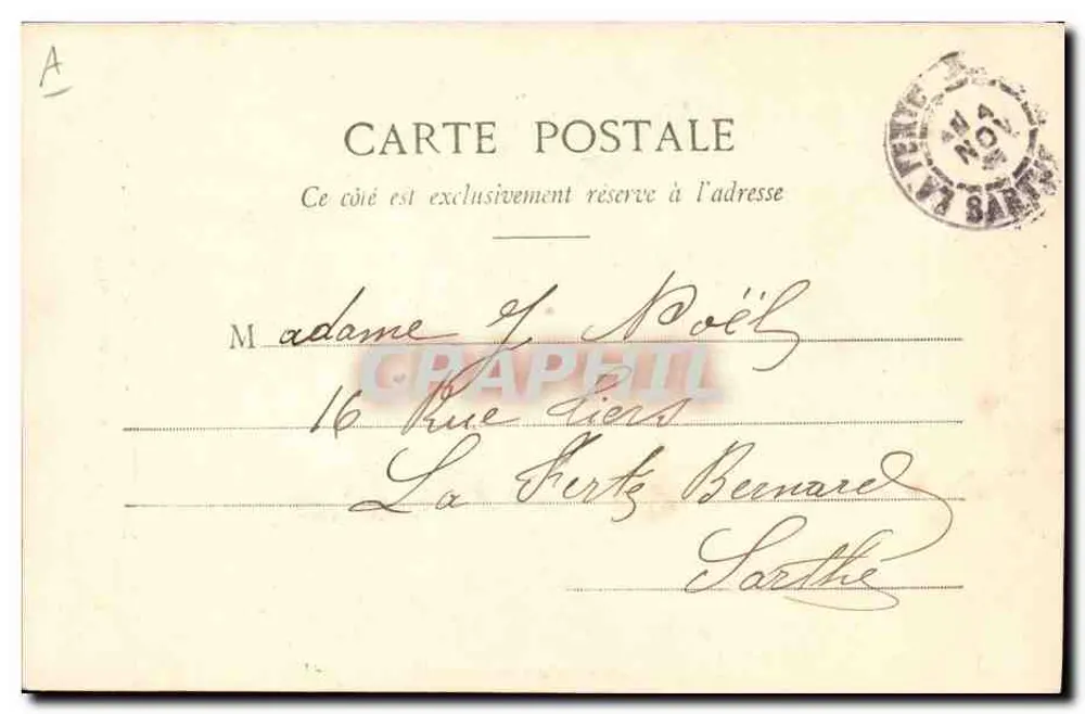 Marguerite — Sprache der Blumen — Phototype A. Benneret & Cie, Nancy - Rückseite