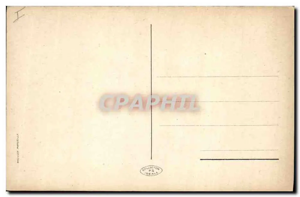 Palmen am Rand eines Oued — Serie 43 — Verlag Moillot-Marseillle - Rückseite