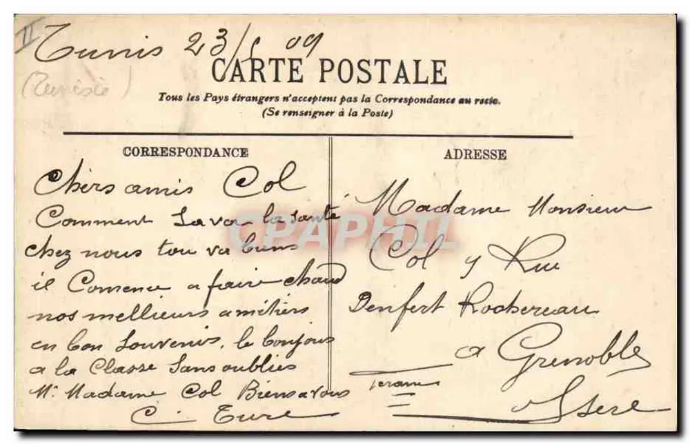 Dattelernte — SCÈNES ET TYPES — 6166 — I.L. - Rückseite