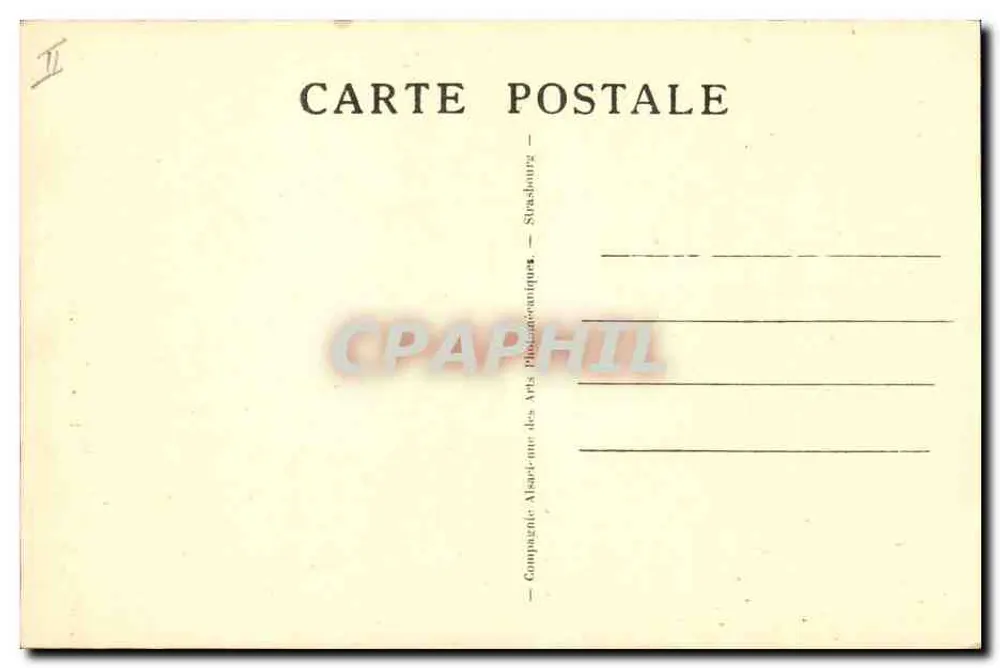 Dattelernte — SCÈNES et TYPES — Nr. 1272 — Compagnie Alsacienne des Arts Photogéniques - Rückseite