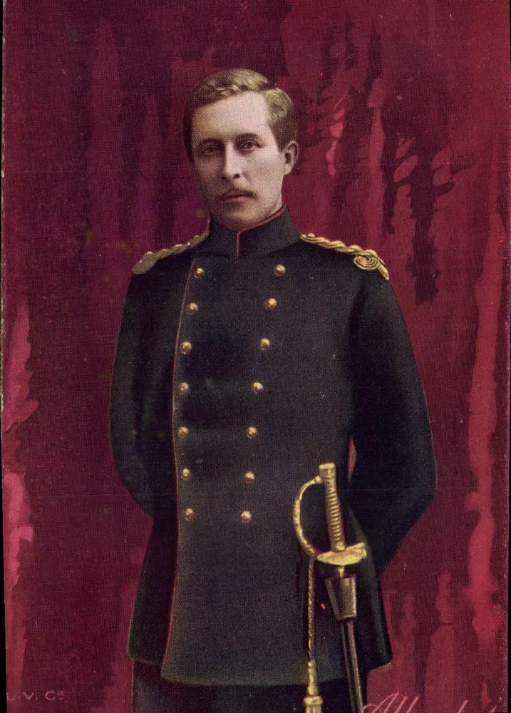 Oficial em uniforme — retrato — editor L.V.C.S. - Frente