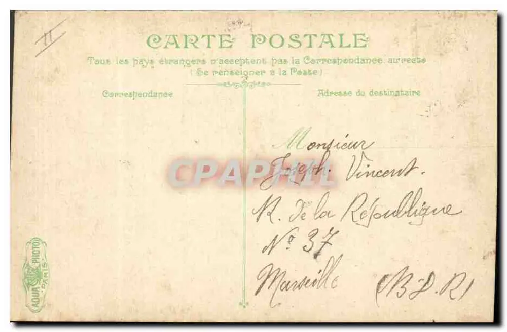 Alpine Jäger — Rückkehr zur Kaserne — Verlag AQUA PHOTO PARIS, Nr. 2853 - Rückseite