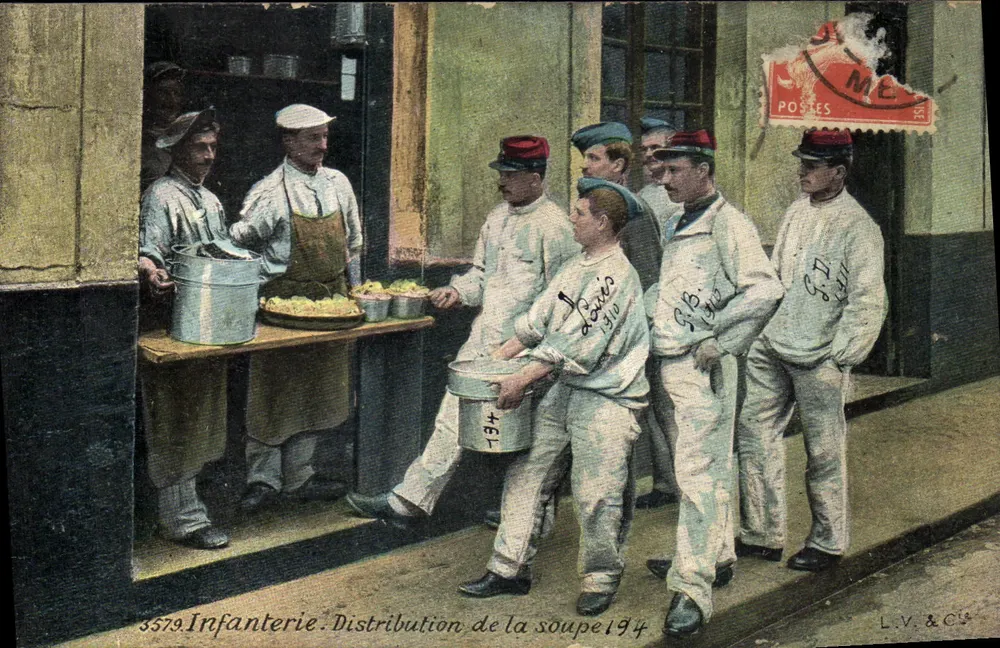 Infanterie — Suppenverteilung — L.V.&C.S. n°3579 - Vorderseite