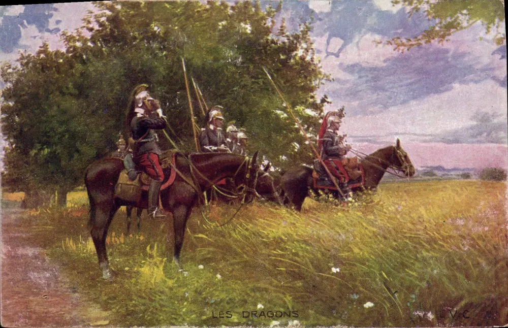 Os Dragões — Em Guerra — Série A No 6 — Éditeur L.V.C. - Frente