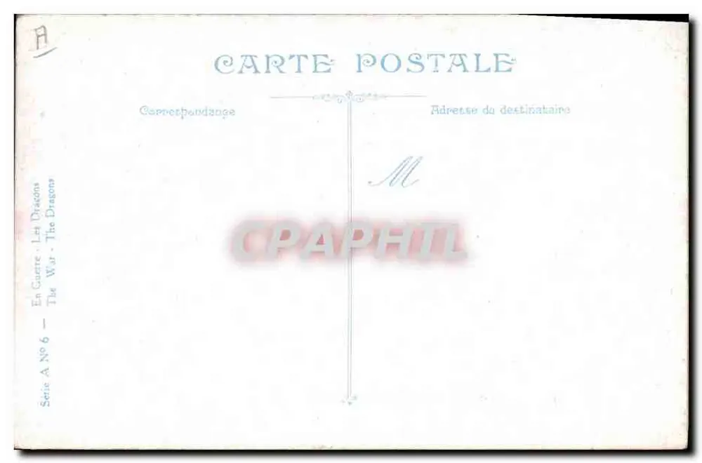 Os Dragões — Em Guerra — Série A No 6 — Éditeur L.V.C. - Verso