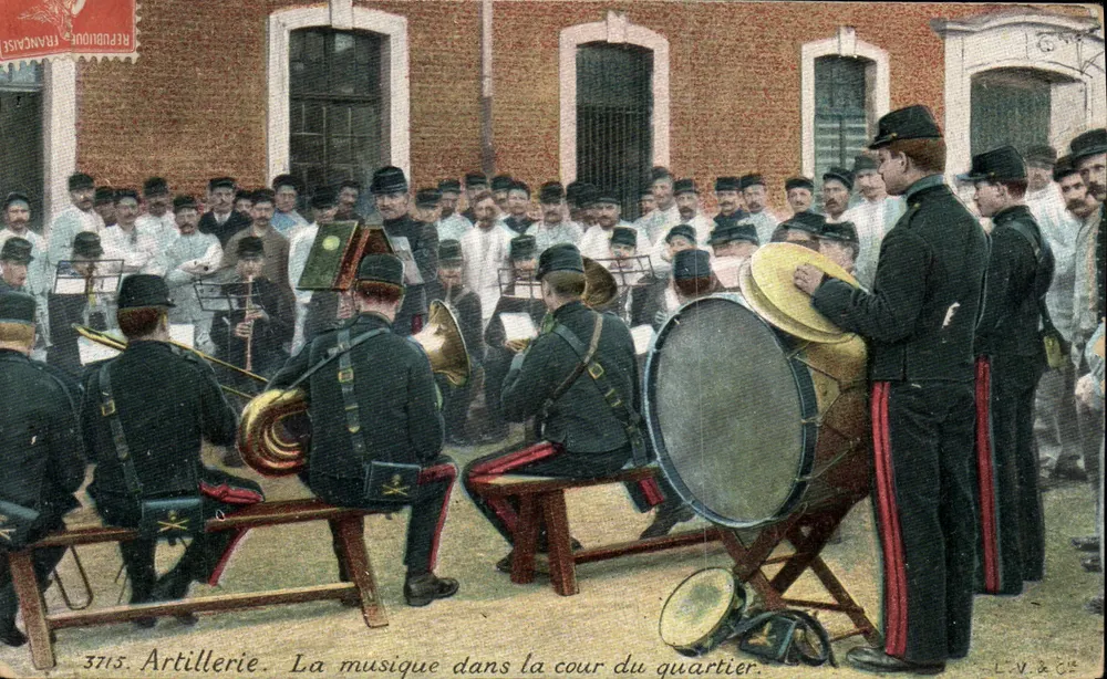 Artillerie. Musik im Hof — L.T.V. & Cie, Nr. 3715 - Vorderseite