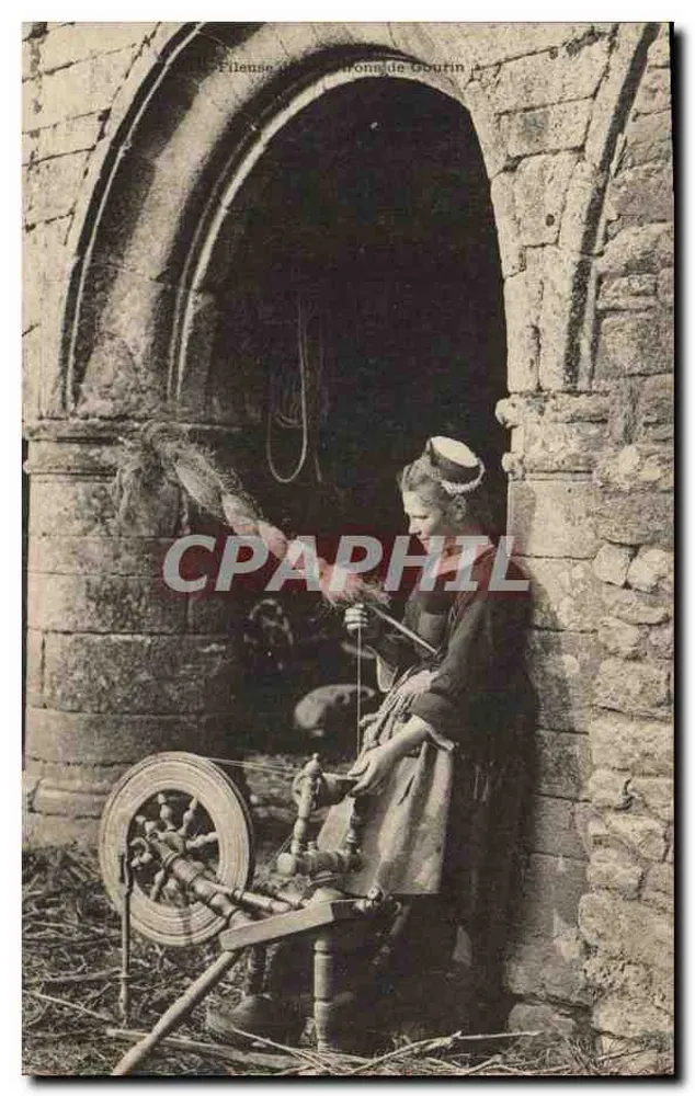 Menina bretona em Gourin — Edição da 'Éliseuse de Gourin' - Frente