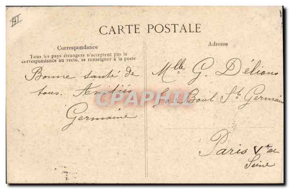 Lorient — Menina de Pont-l'Abbé — E.D. n°448 - Verso