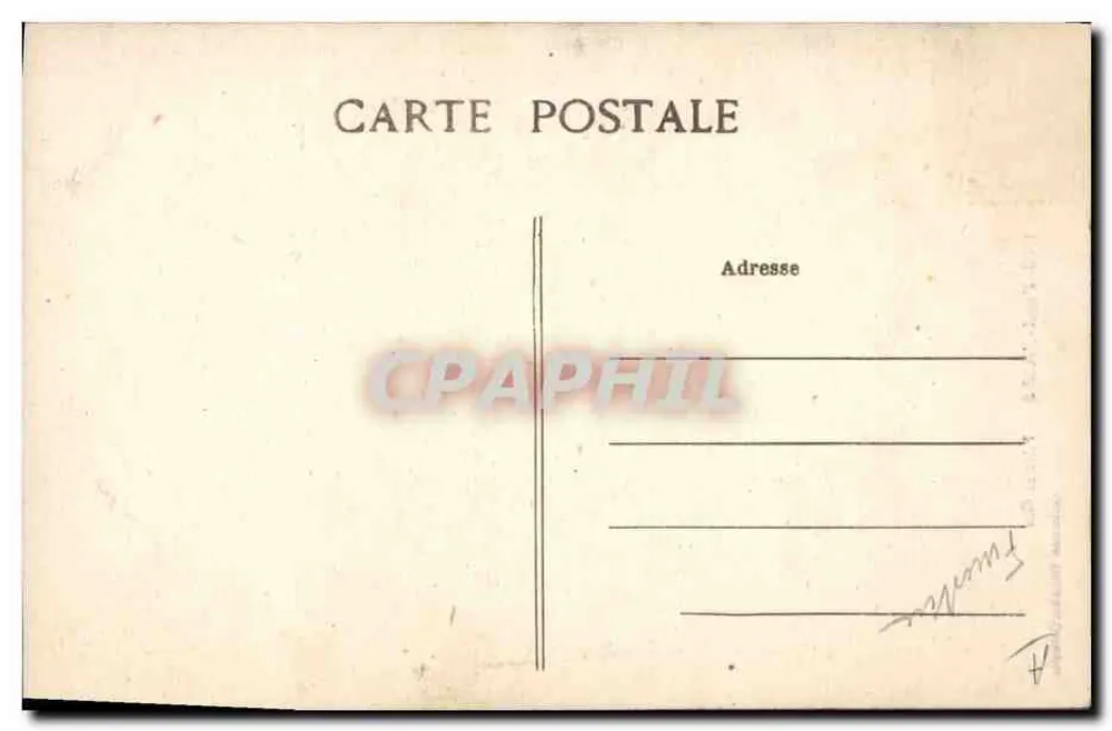 Penthièvre — Zwei Kinder in traditionellem Kleid — Sammlung VILLARD, Quimper - Rückseite
