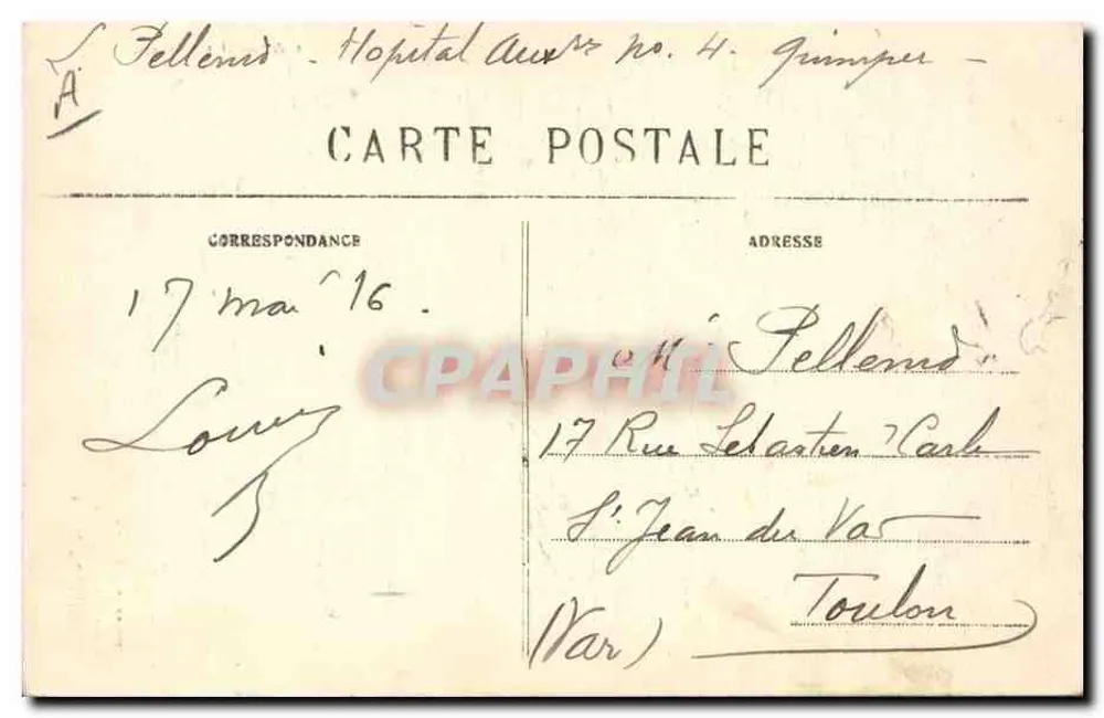 Brodeuse su Tulle — Pont-l'Abbé — Maison Pichavant - Verso