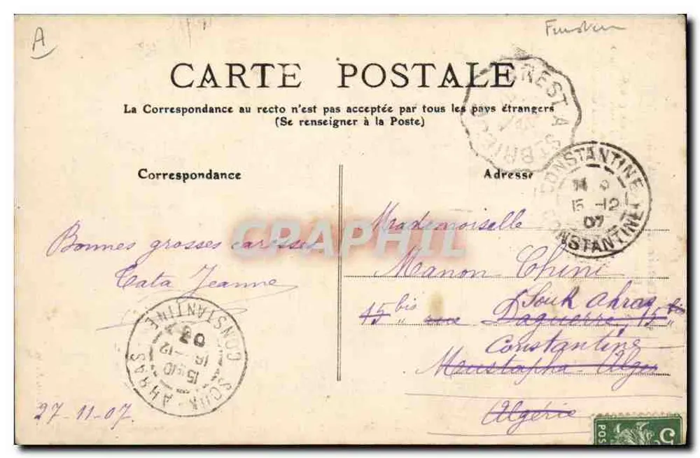 Von Concarneau nach Pont-Aven — Der Tanz — Der Tanz zu Vier — A. Duelos, Nantes - Rückseite