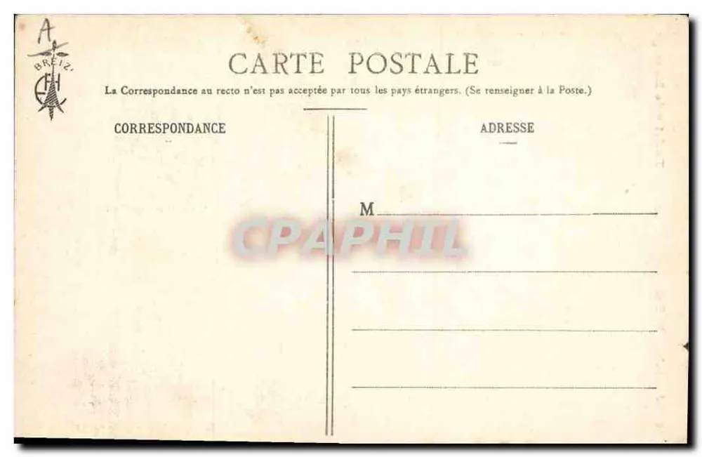 Bannalec - Traje de Casamento — Coleção E. Hamon, S.-Bretagne - Verso