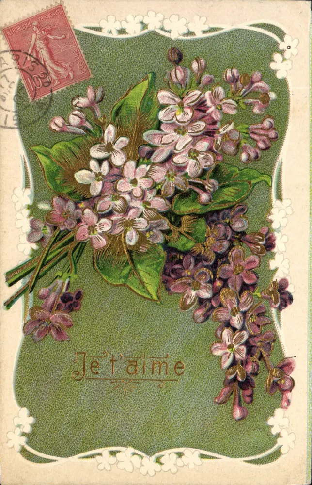 Lilas — Eu te amo — editor desconhecido, série 137 - Frente