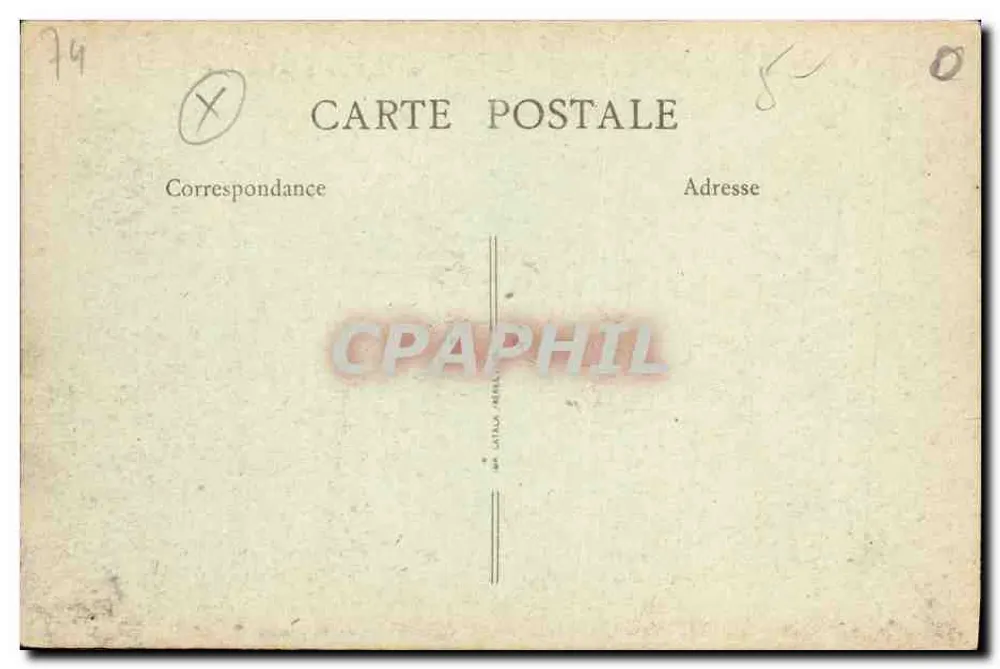 Chamonix - Die Besteigung einer Nadel — MASSIF DU MONT-BLANC — B. F., PARIS « Lux » - Rückseite