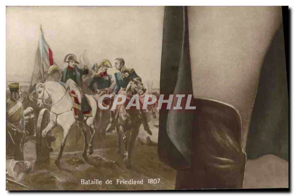 Schlacht von Friedland — 1807 — A. Christiansen, 7 imp. avenue de Paris, Rueill - Vorderseite