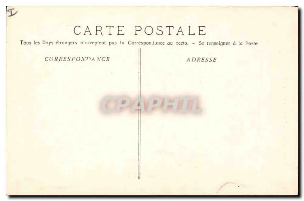 La Sainte-Baume - Der Große Eiche — Anonymer Verleger, Nr. 3258 - Rückseite