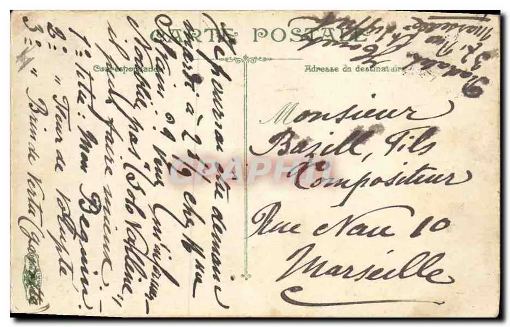 Schussübung — Soldaten in Uniform — Verlag 'GRAPHI' (Rückseite) - Rückseite