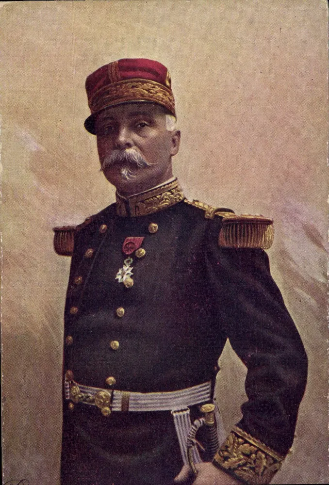 Geral em uniforme — decorado — editor desconhecido, número de série não visível - Frente