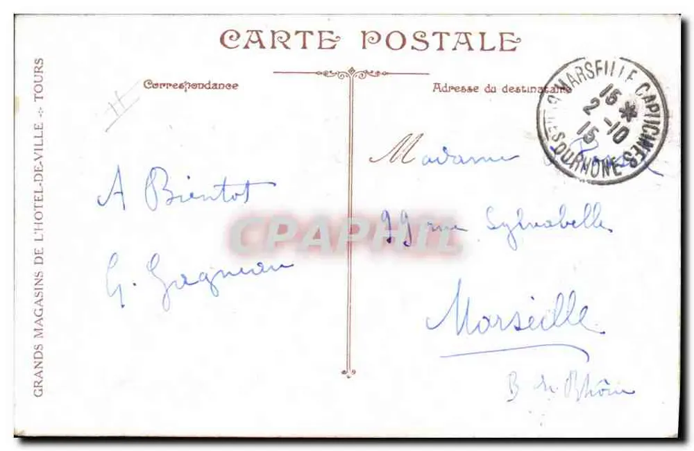 Les Zouzous — desfile militar — L.V.C. editor - Verso