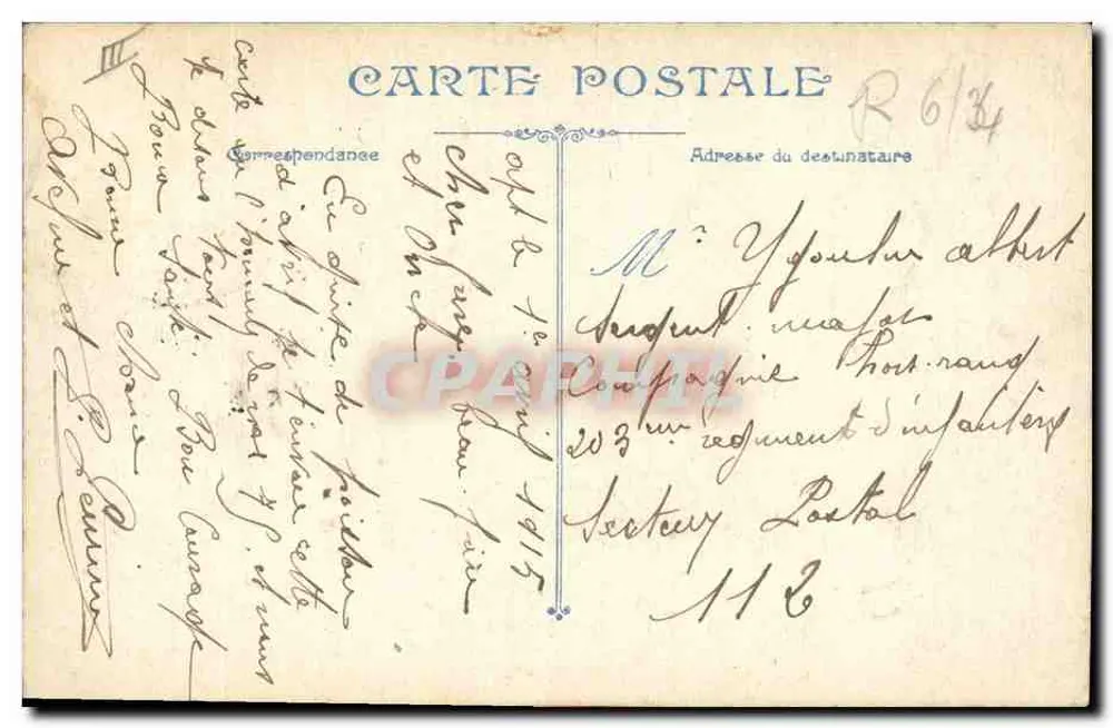 Französische Soldaten in Aktion mit einem Kanon — In Krieg — unser glorreicher 75 — Verlag L.V.C. - Rückseite