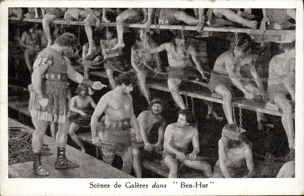 Cenas de galeras em "Ben-Hur" — Cinema Madeleine - Frente