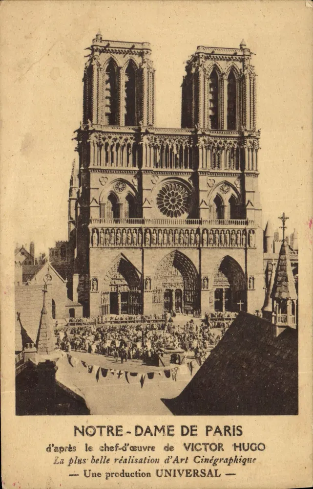 Notre-Dame de Paris — nach dem Meisterwerk von Victor Hugo — Produktion von Universal - Vorderseite