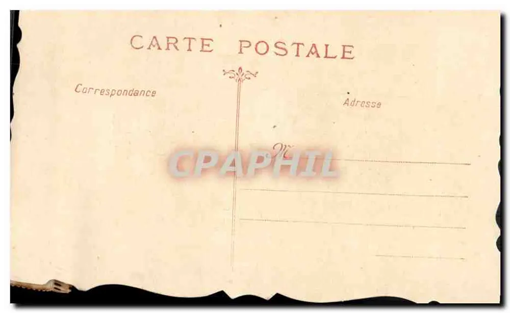 Buquê de rosas — Carta de voto — Editor desconhecido - Verso