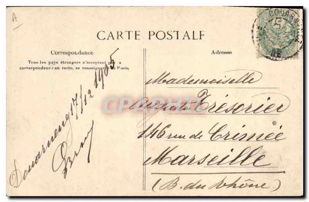 Frau aus Douarnenez und Audierne — Coiffes à cornettes der Feste — Sammlung Villaul Quiniper n°1240 - Rückseite