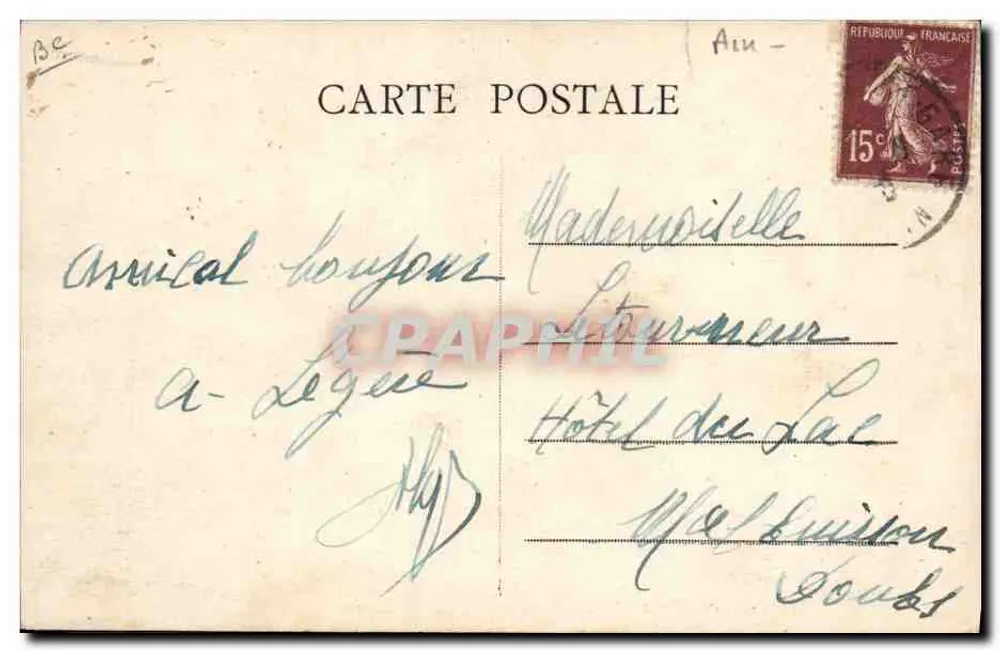 Les Courtisailles — Bourg — L. Ferrand editor - Verso